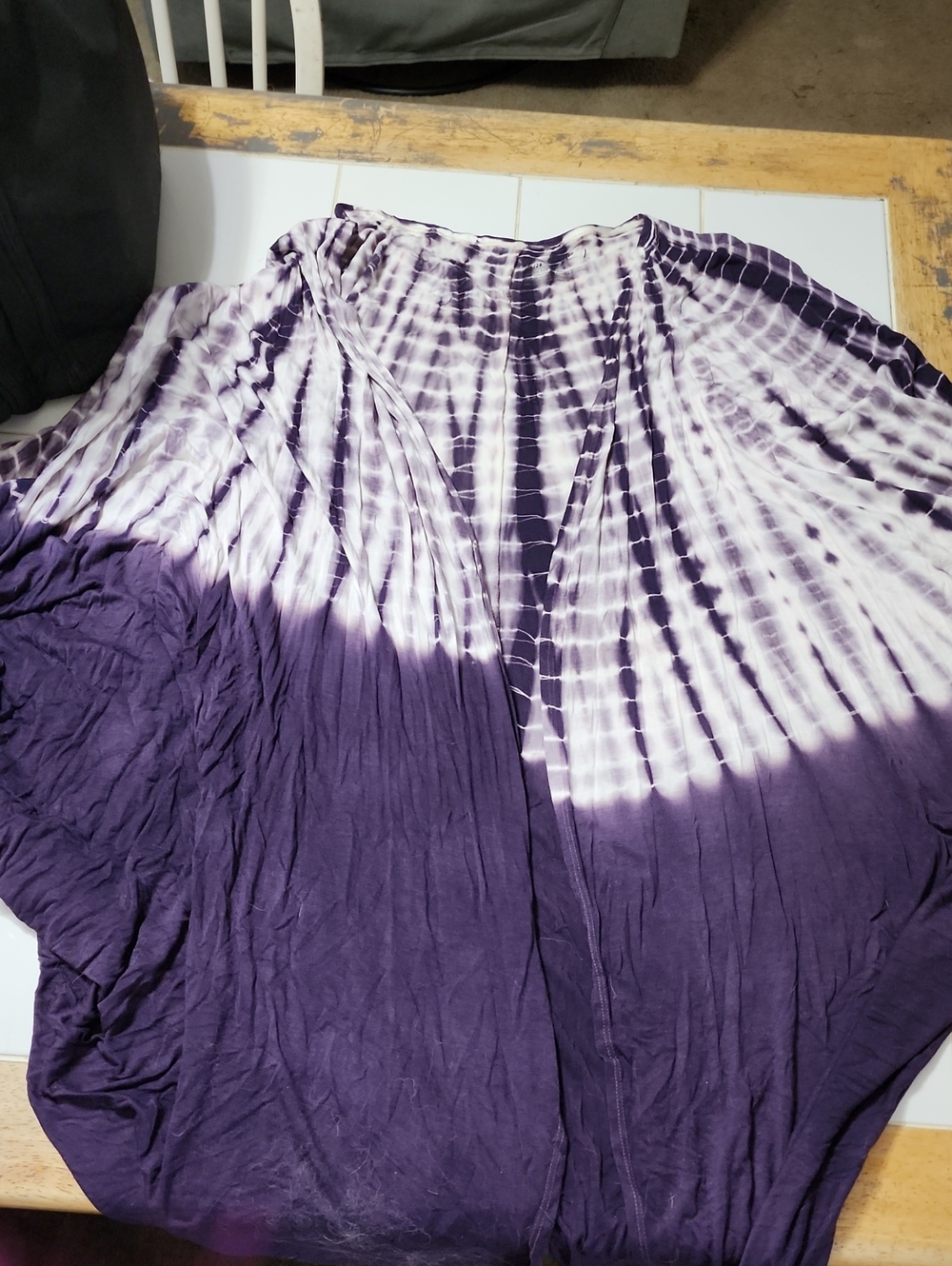 Purple Tie-Dye Wrap